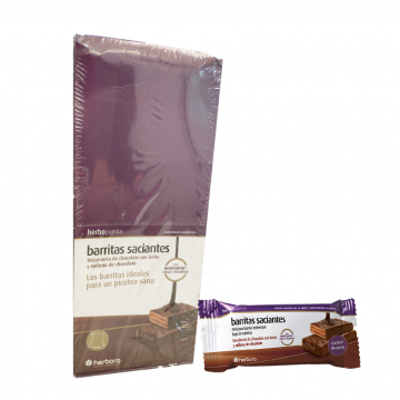 Barritas Saciantes de Chocolate 24uds Herbopuntia Herbora