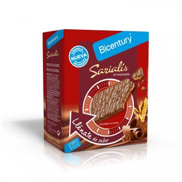 Barritas Saciantes Cereales Chocolate con Leche Sarialis 10uds Bicentury