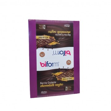 Barritas Crujientes Choco Negro SinGluten 20uds Biform
