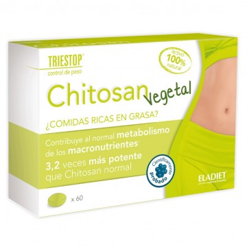 Triestop Chitosan Vegetal SinGluten 60comp Eladiet