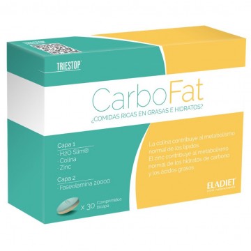 Triestop Carbofat SinGluten 30comp Eladiet