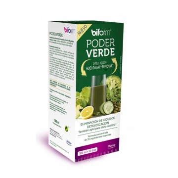 Poder Verde Jarabe Adelgazar - Detox Vegan 500ml Biform