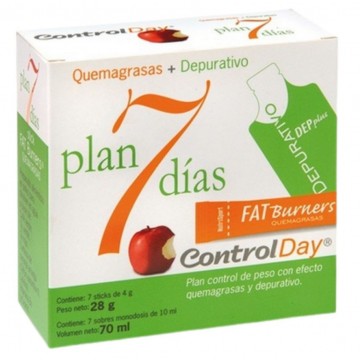 Plan 7 Dias control Day Quemagrasas y Depurativo 7 Sticks Nutri-Sport