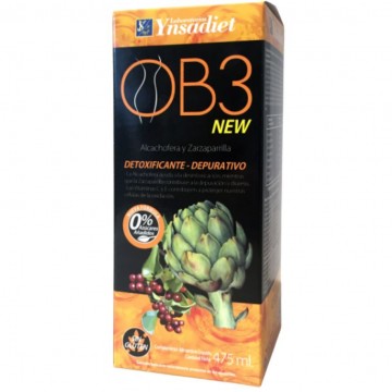 OB3 Dren Jarabe SinGluten Vegan 475ml Ynsadiet