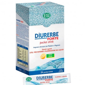 Diurerbe Forte Pocket Drink Limon SinGluten Vegan 24 Sobres Trepat-Diet-Esi