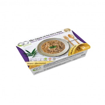 Tallarines Konjac Cerdo y Boletus SinGluten 250g The Konjac Shop