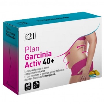 Plan 21 Garcinia Activ 40+ SinGluten 60caps Plameca