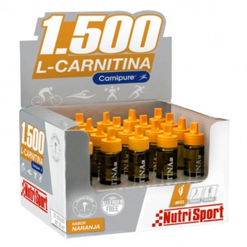 L-Carnitina 1500Mg Naranja 20 Vialesx25ml Nutri-Sport