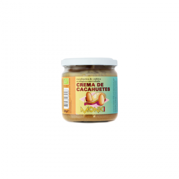 CREMA DE CACAHUETE BIO MONKI 330 GR