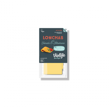 REFRIG QUESO VIOLIFE TOMATE ALBAHACA LONCHAS 200 GR.