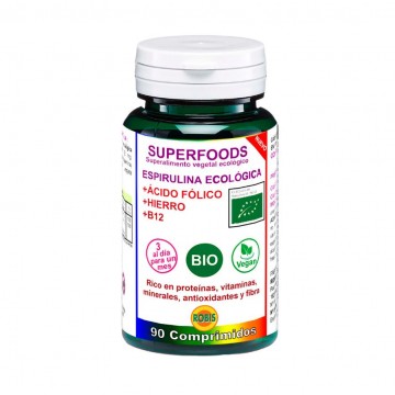 Espirulina Bio Vegan 90comp Robis