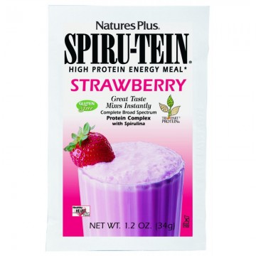 Spirutein Fresa Batido Proteina SinGluten 34g Nature'S Plus