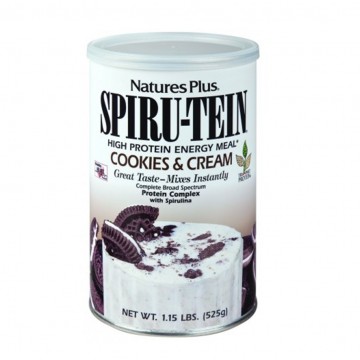 Spirutein Cookies Cream SinGluten 525g Nature'S Plus