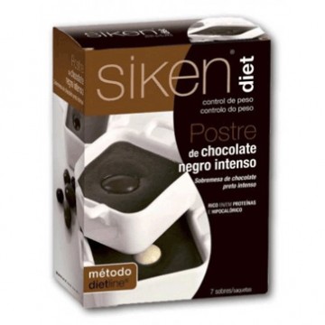 Postre Choco Negro Sustitutivo 7 Sobres Siken