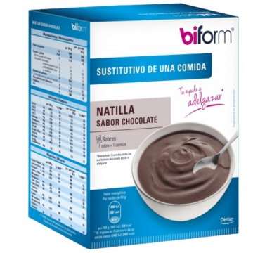 Natillas Sustitutivas Chocolate 6 Biform