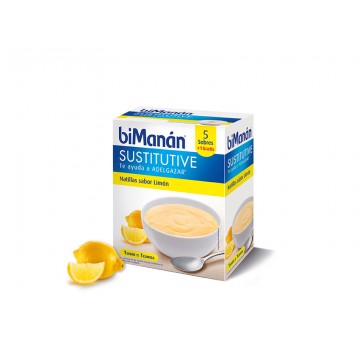 Natillas Limon Sustitutivas 6 Sobres Bimanan