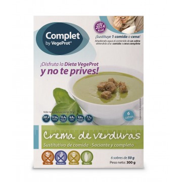 Crema Verduras SinGluten Vegan 6x6sobres Vegeprot