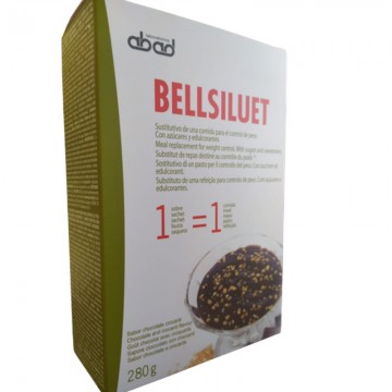 Bellsiluet Natillas Sustitutivas de Chocolate con Crocanti 5 Sobres Abad