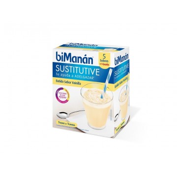 Batido Sustitutivo Sabor Vainilla 5 Sobres Bimanan