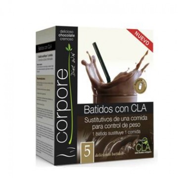 Batido Sustitutivo de Chocolate con Stevia 5uds Corpore Diet