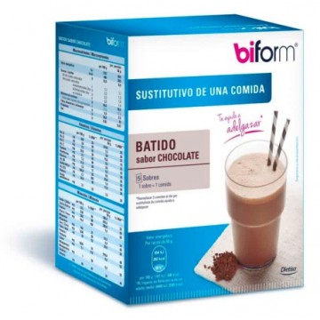 Batido Hipocalorico Sabor Chocolate 5 sobres Biform Dietisa