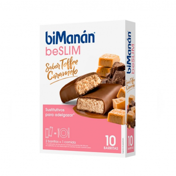 Barritas Sustitutivas Toffee 10uds Bimanan