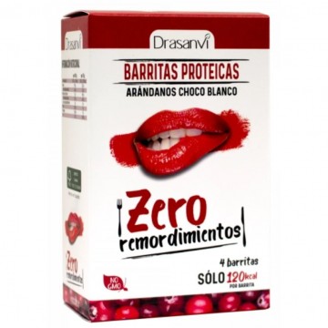 Barritas Proteicas Sabor Arandano Chocolate Blanco 4uds Drasanvi