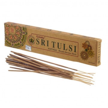 Stick Incienso Natural Sri Tulsi 15 sticks Goloka