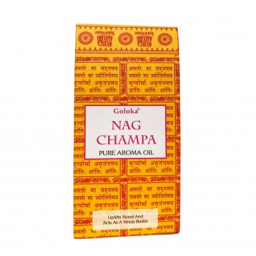 Aceite Esencia Nag Champa 10ml Goloka