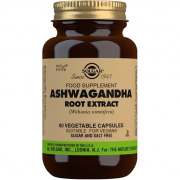 Ashwagandha SinGluten Vegan 60caps Solgar