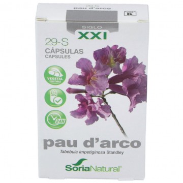 29S Pau D´Arco SXXI 30caps Soria Natural