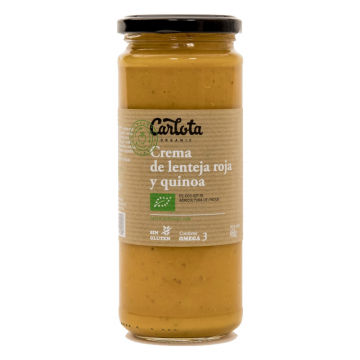 CREMA DE LENTEJA ROJA Y QUINOA 450g