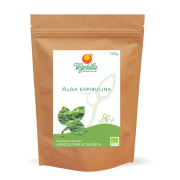 Alga Espirulina Polvo Bio 125g Vegetalia