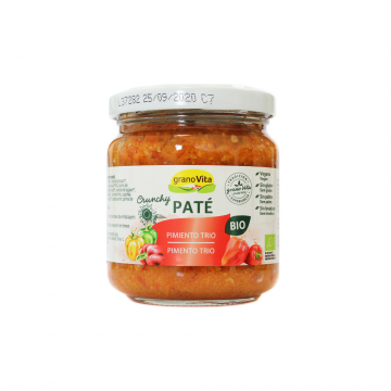 PATE CRUNCHY Y PIMIENTO TRIO BIO  175GR