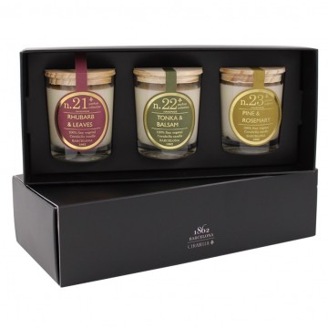 Set 3 velas Perfumadas Cerabella