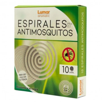 Incienso Citronela Espiral 10 espirales Lumar