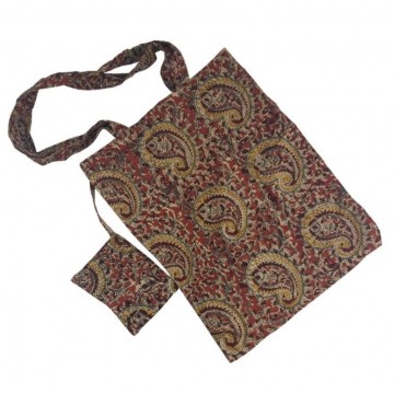 Bolsa Algodon Kalamkari Terra 40x40cm 1ud Alternativa3