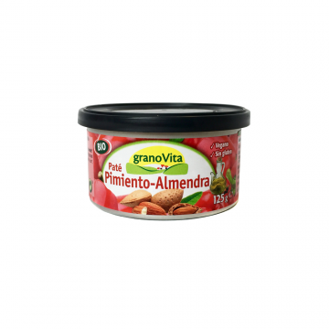PATE PIMIENTO ALMENDRA BIO LATA 125GR