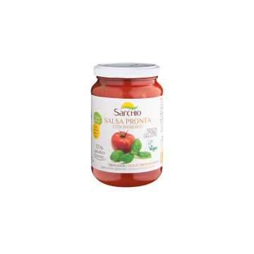 SALSA TOMATE BIO Y ALBAHACA 340GR