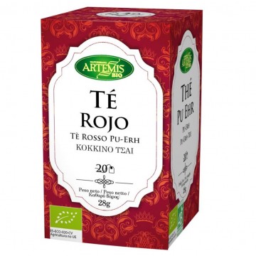 Te Rojo Pur Erh Infusion Bio Vegan 20inf Artemis