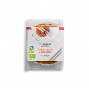 REFRIG HAMBURGUESA VEGETAL BIO SEITAN SHITAKE Y PIMIENTO 160G