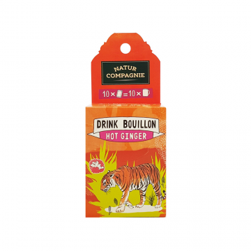 DRINK BOUILLON HOT GINGER (JENGIBRE) BIO 50 GR