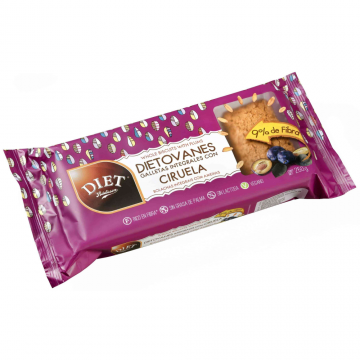 DIETOVANES INTEGRALES CON CIRUELA 250 GR