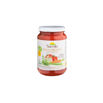 SALSA TOMATE BIO CON VERDURAS 340GR