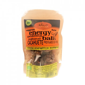 Energy Balls Cacahuete Bio Vegan 120g Dalit Natura