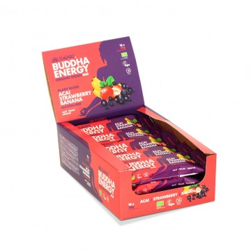 Barritas Buddha Energy Açai Fresa Platano 15uds Iswari