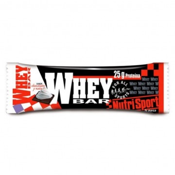 Barrita Whey Bar Nata y Chocolate Proteinas 12uds Nutri-Sport