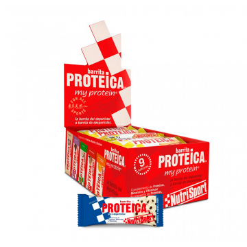 Barrita Proteica Vainilla Cookies 24uds Nutri-Sport