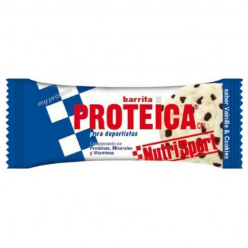 Barrita Proteica Vainilla Cookies 24uds Nutri-Sport