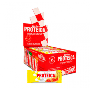 Barrita Proteica Platano 24uds Nutri-Sport